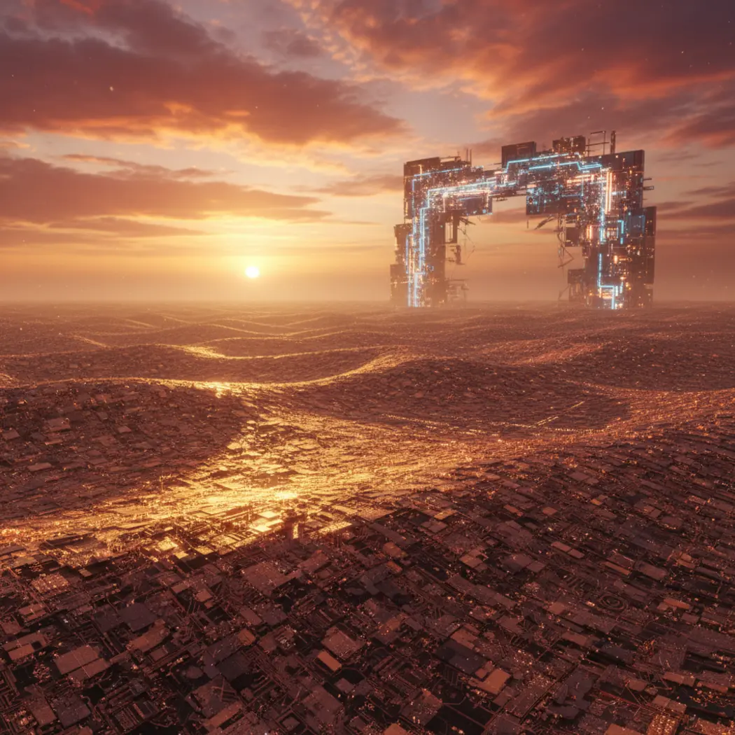 The Silicon Dunes landscape